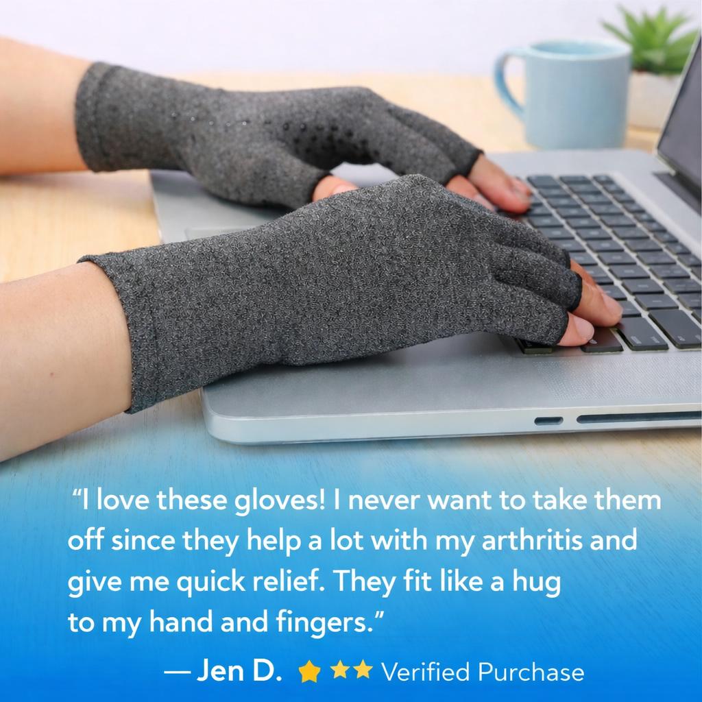 ThermaHand – Heated Compression Gloves for Hand Pain Relief